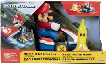 Nintendo MARIOKART Spin Out Kart "Mario" mit Banane